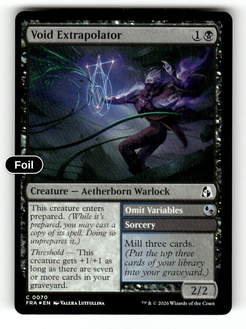 Void Extrapolator