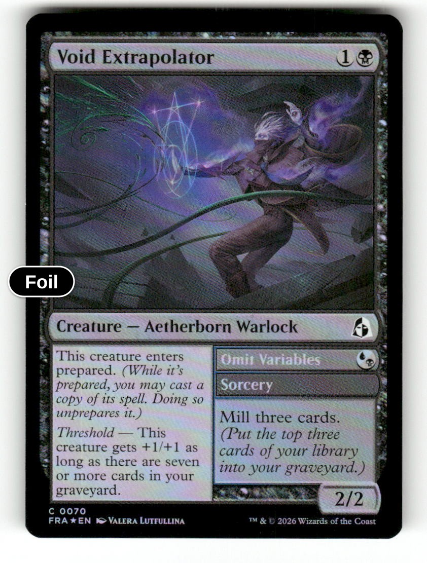 Void Extrapolator