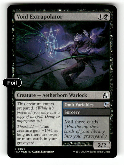 Void Extrapolator