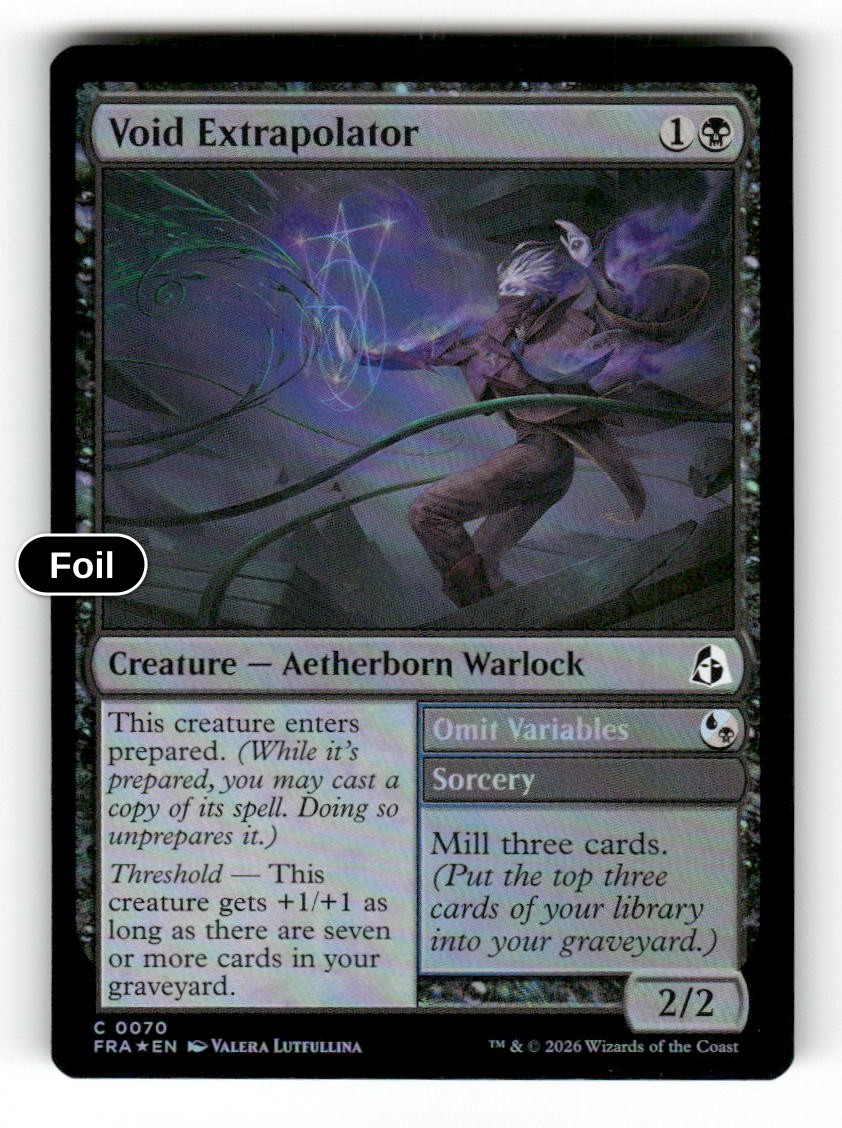Void Extrapolator