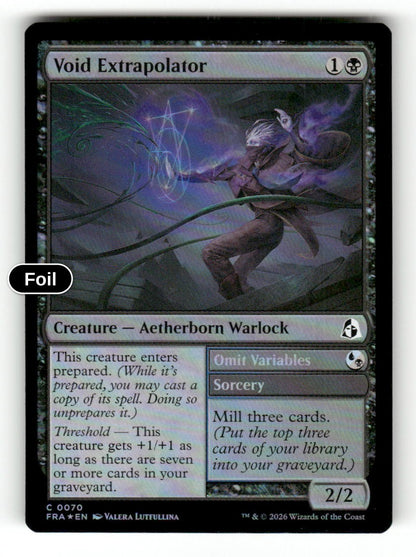 Void Extrapolator