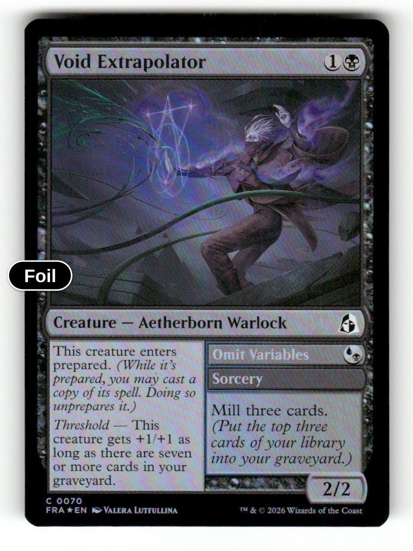 Void Extrapolator