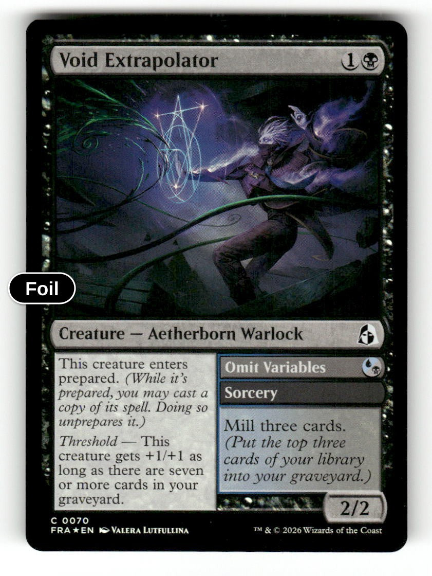 Void Extrapolator