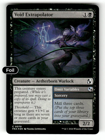 Void Extrapolator