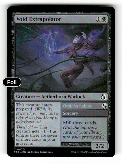 Void Extrapolator