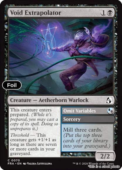 Void Extrapolator