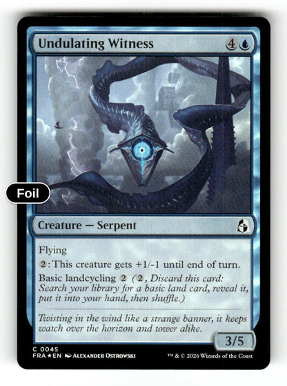 Undulating Witness