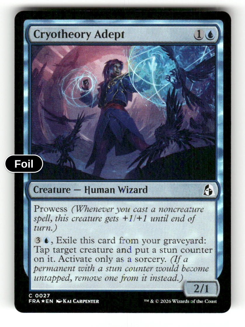 Cryotheory Adept