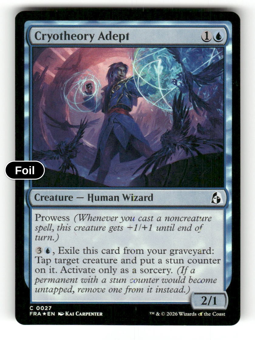 Cryotheory Adept