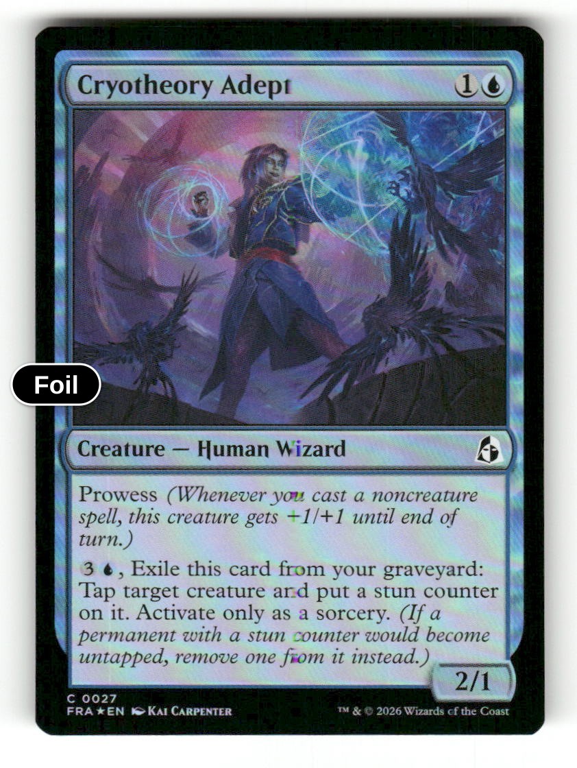 Cryotheory Adept