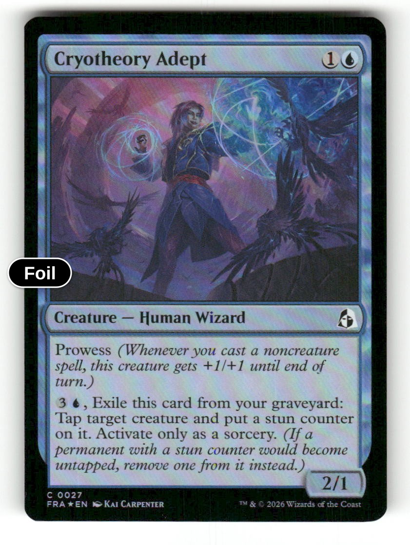 Cryotheory Adept