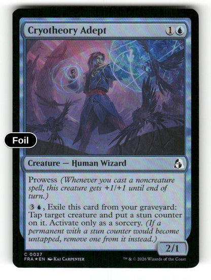 Cryotheory Adept