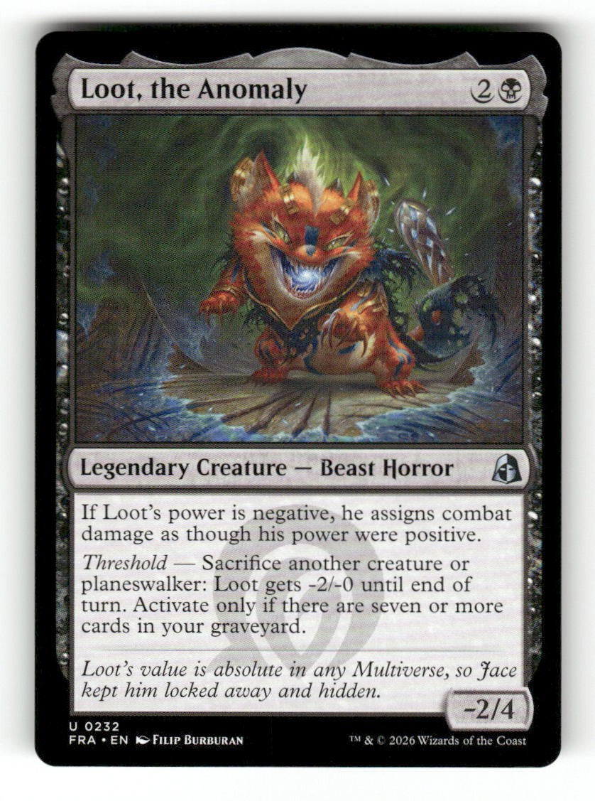 Loot, the Anomaly