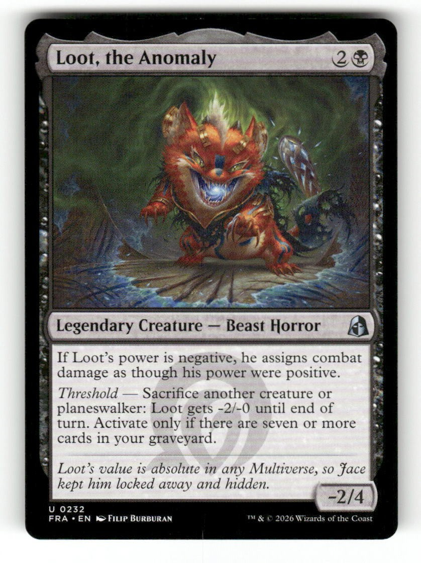 Loot, the Anomaly