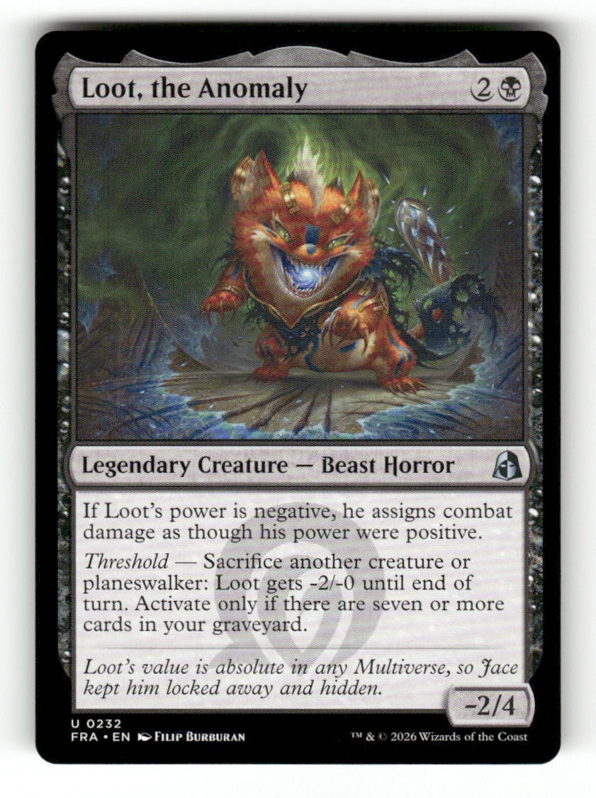 Loot, the Anomaly