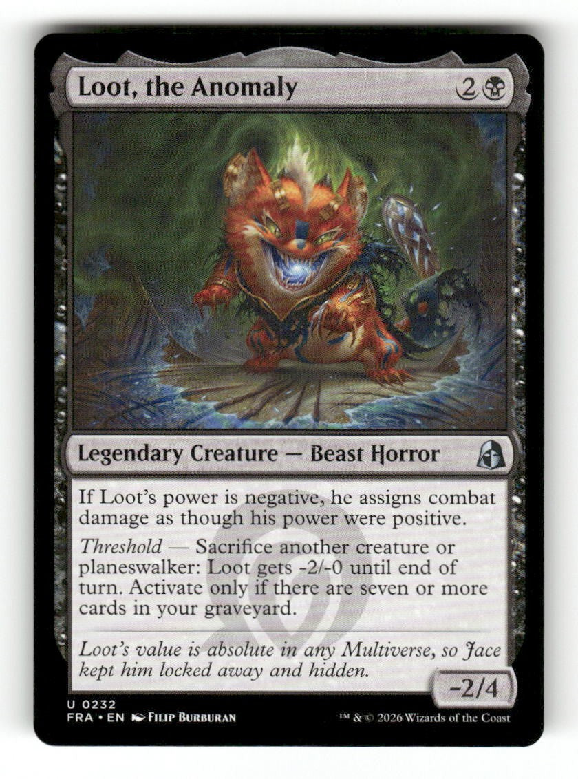 Loot, the Anomaly