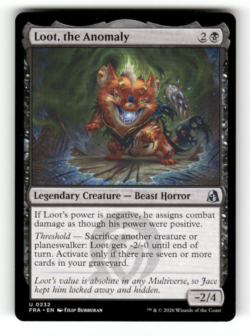 Loot, the Anomaly
