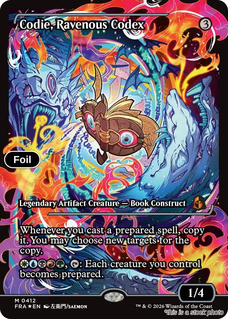 Codie, Ravenous Codex (Showcase)