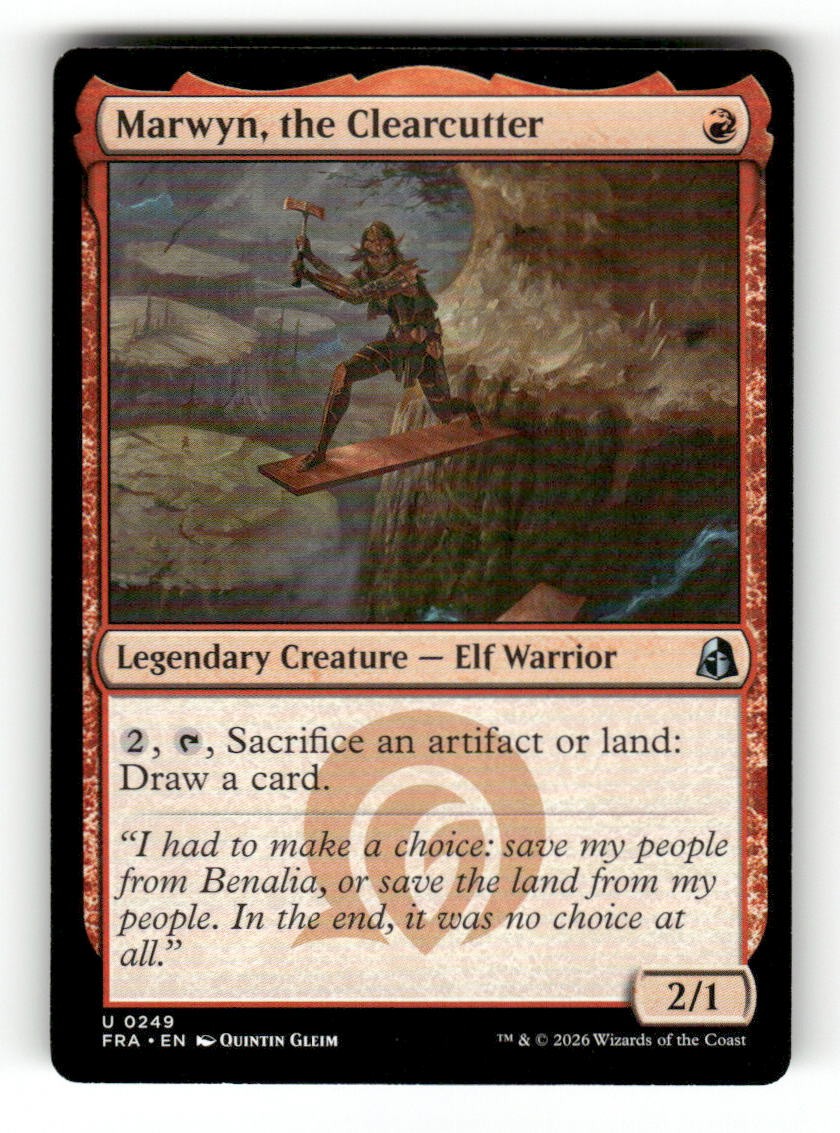 Marwyn, the Clearcutter