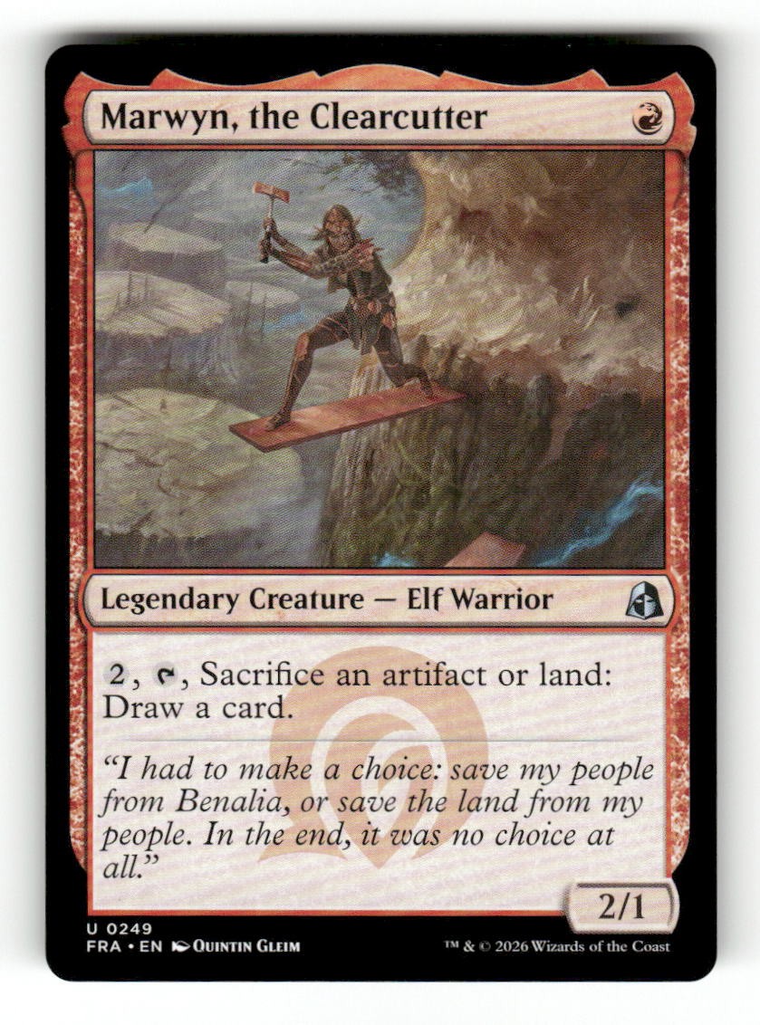 Marwyn, the Clearcutter