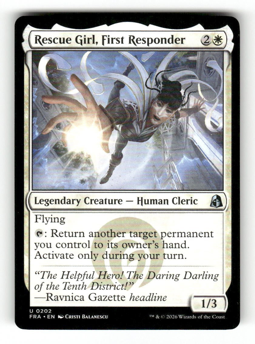 Rescue Girl, First Responder