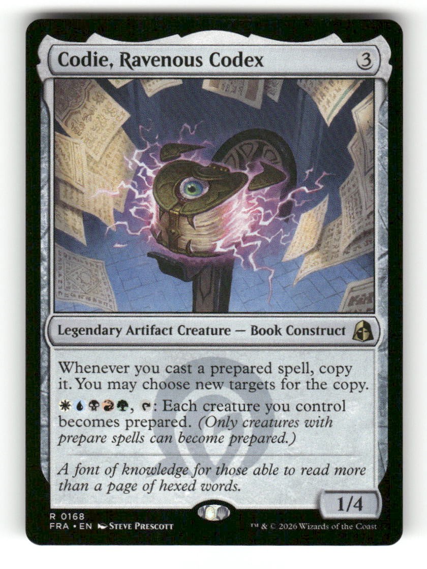 Codie, Ravenous Codex