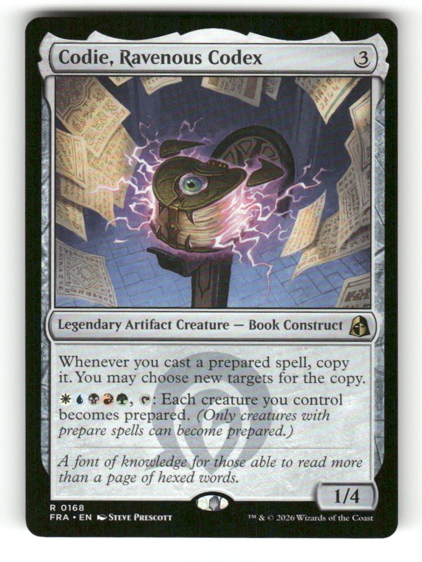 Codie, Ravenous Codex