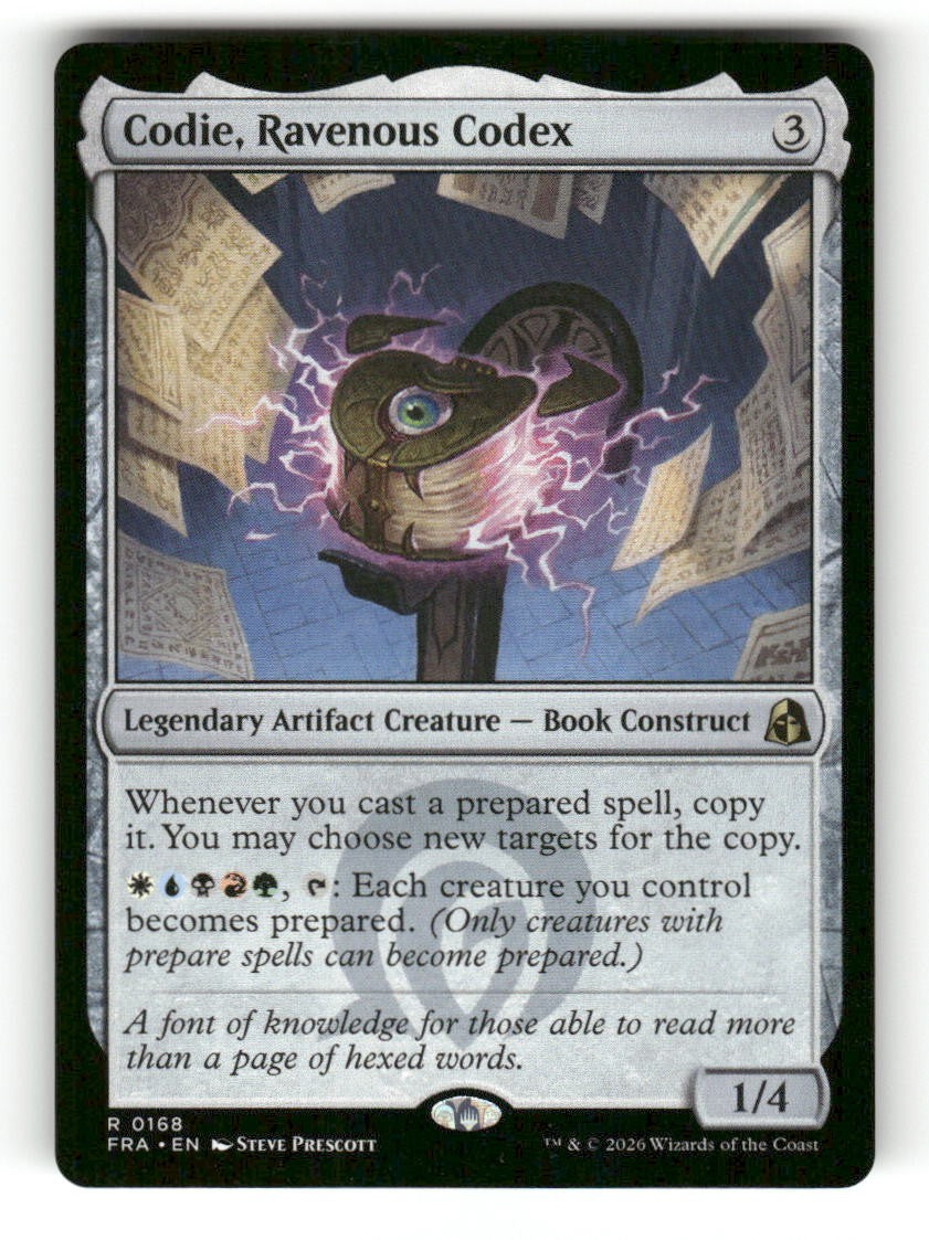 Codie, Ravenous Codex