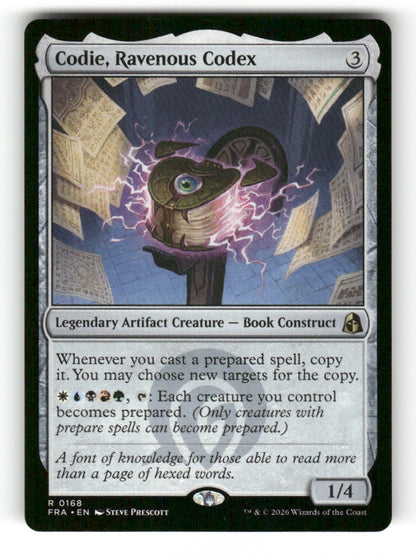 Codie, Ravenous Codex