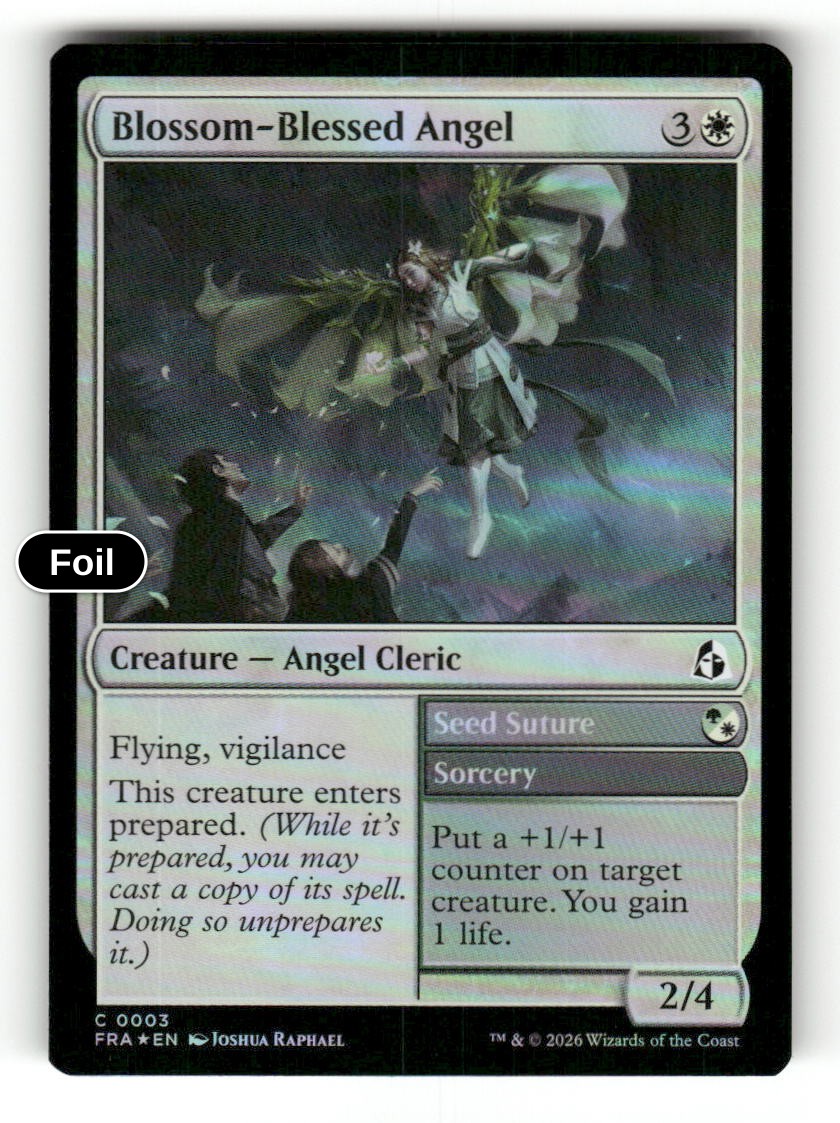 Blossom-Blessed Angel