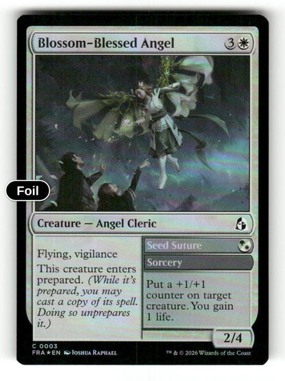Blossom-Blessed Angel