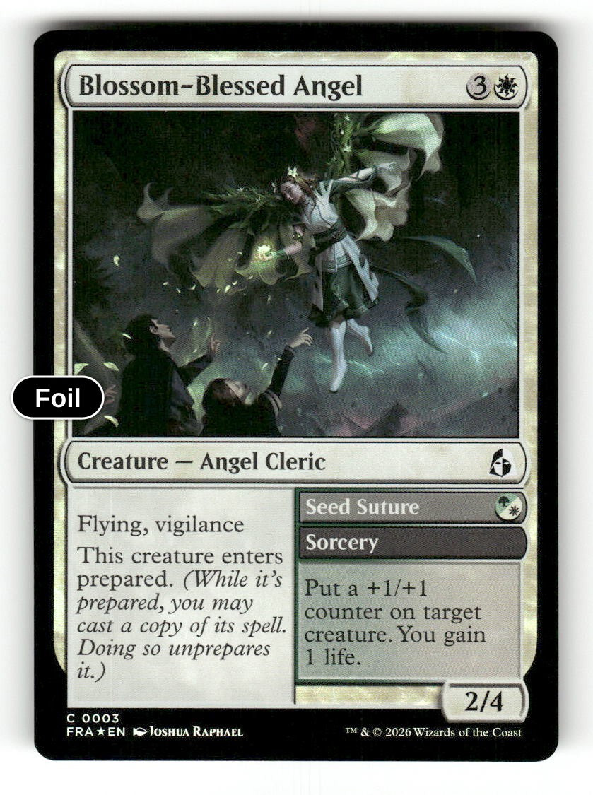 Blossom-Blessed Angel