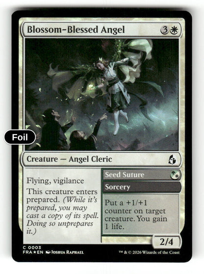 Blossom-Blessed Angel