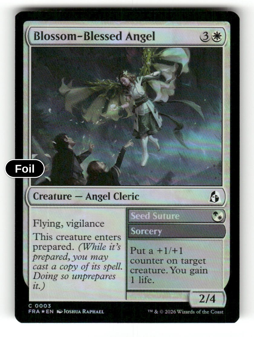 Blossom-Blessed Angel
