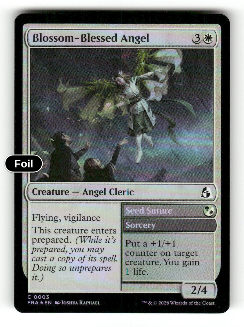 Blossom-Blessed Angel