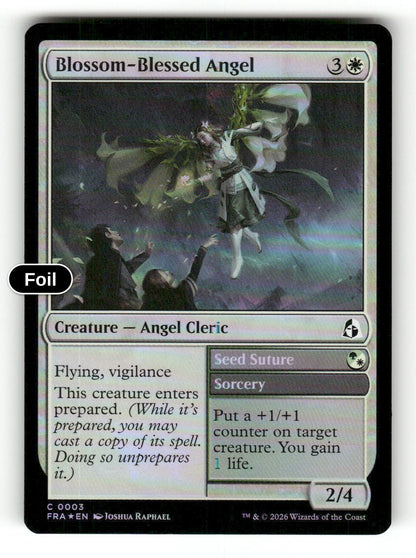 Blossom-Blessed Angel
