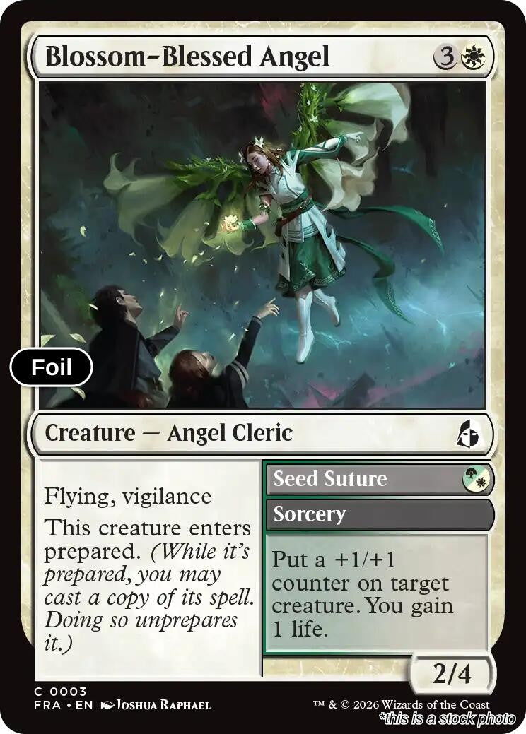 Blossom-Blessed Angel