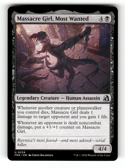 Massacre Girl, Most Wanted