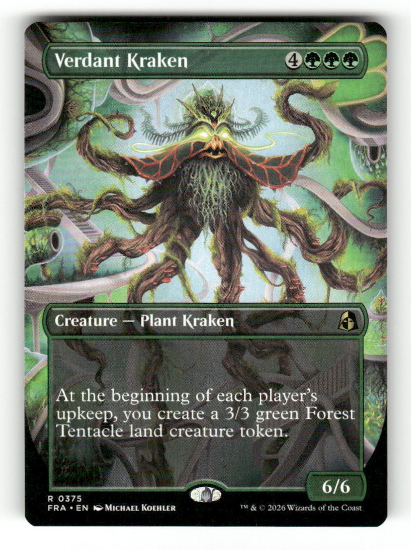 Verdant Kraken (Borderless)