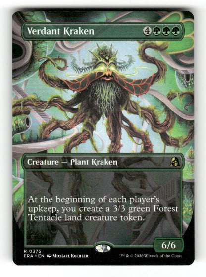 Verdant Kraken (Borderless)