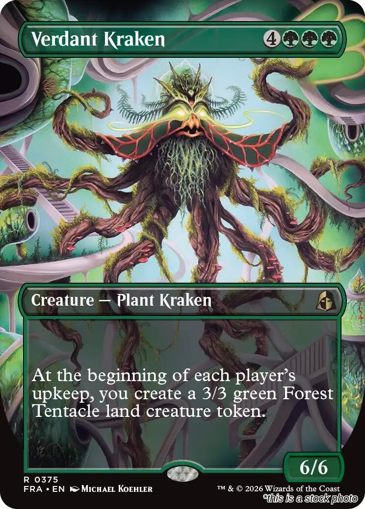 Verdant Kraken (Borderless)