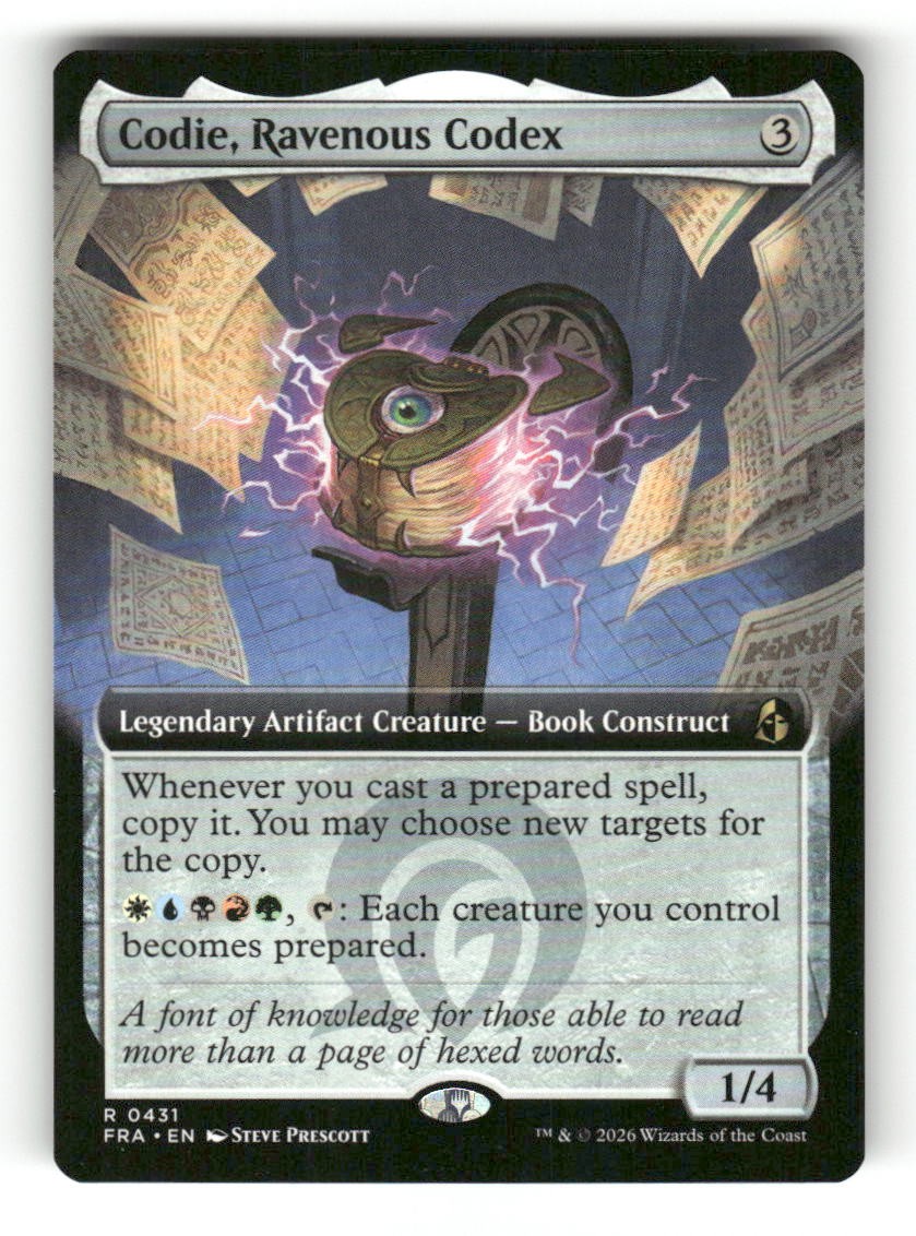Codie, Ravenous Codex (Extended Art)