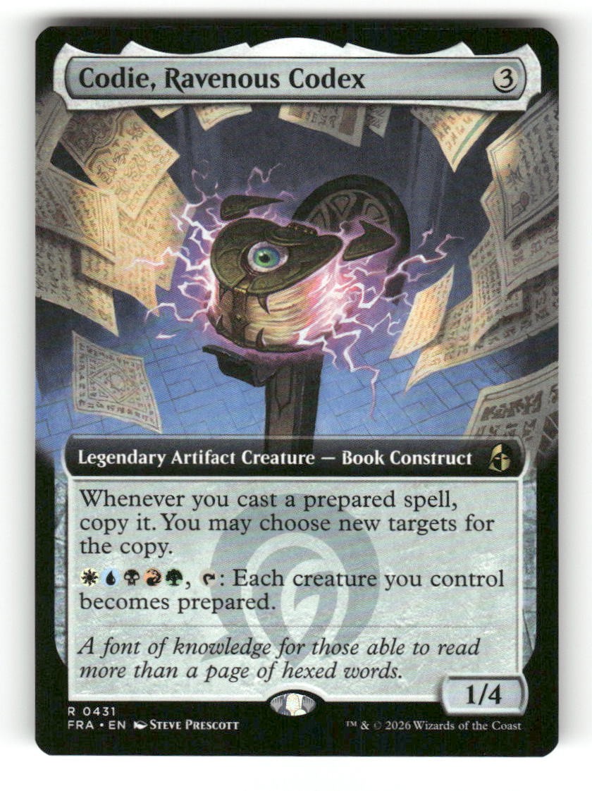 Codie, Ravenous Codex (Extended Art)