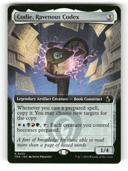 Codie, Ravenous Codex (Extended Art)