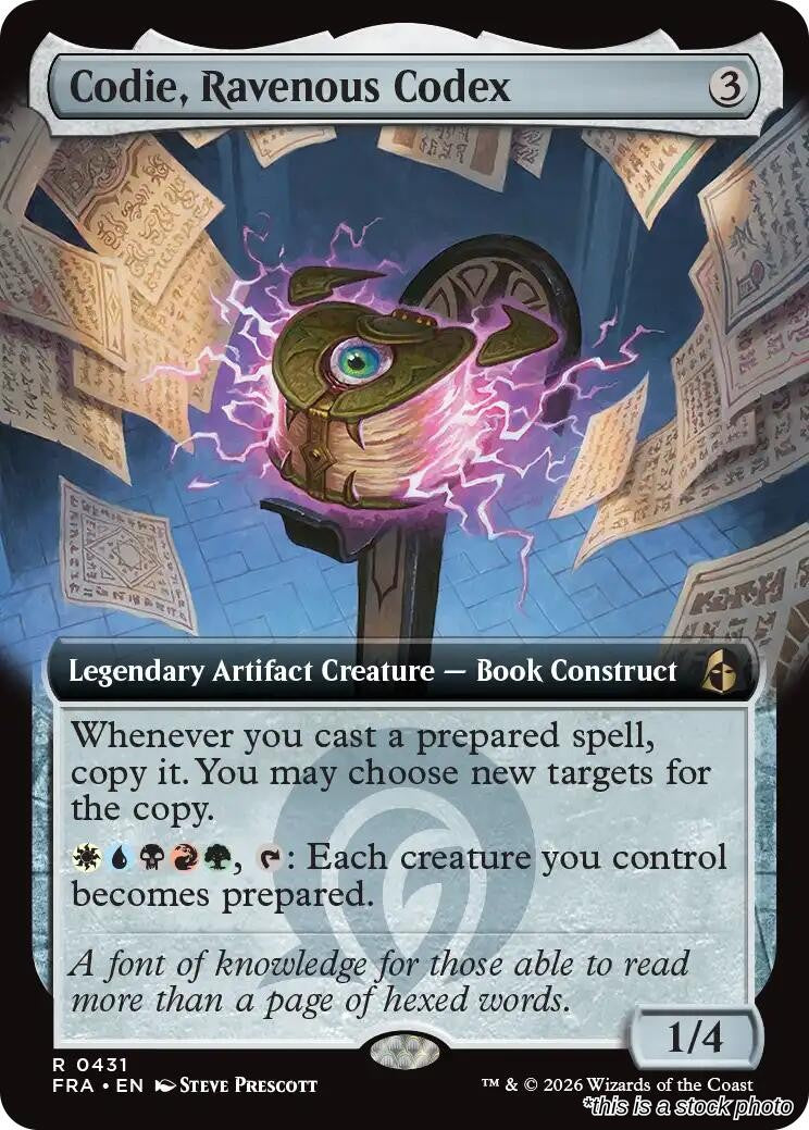 Codie, Ravenous Codex (Extended Art)