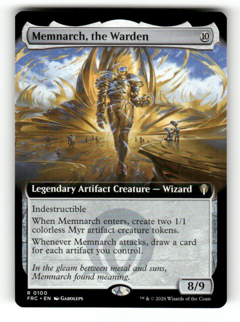 Memnarch, the Warden (Extended Art)