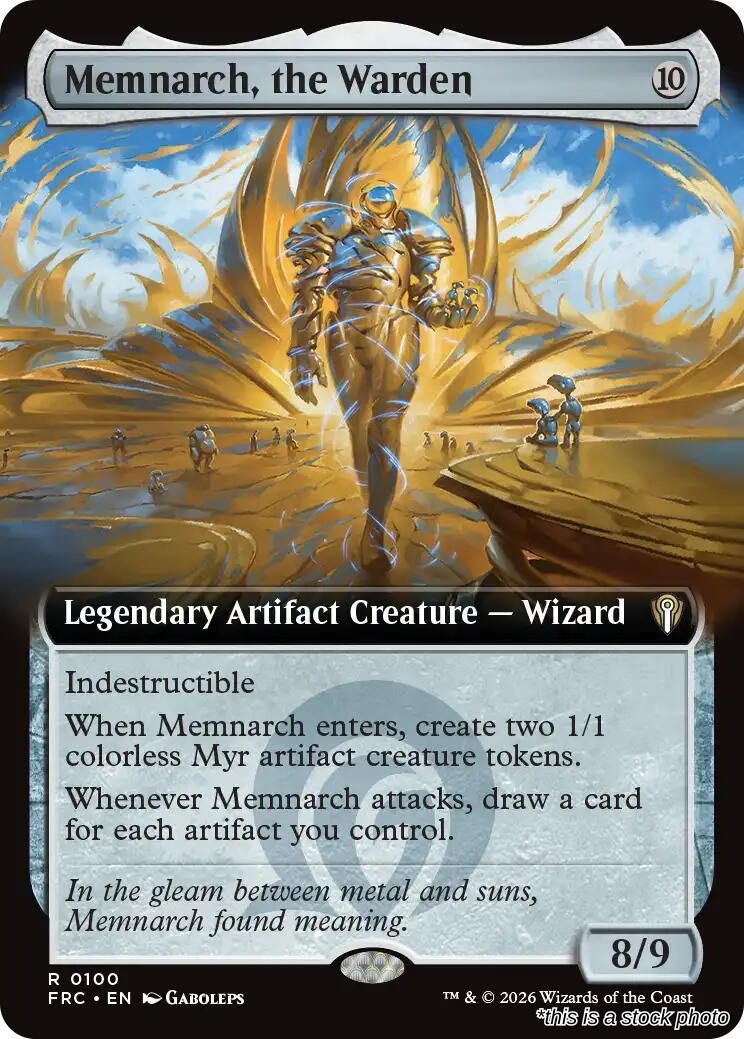 Memnarch, the Warden (Extended Art)