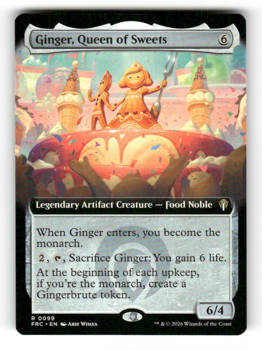 Ginger, Queen of Sweets (Extended Art)
