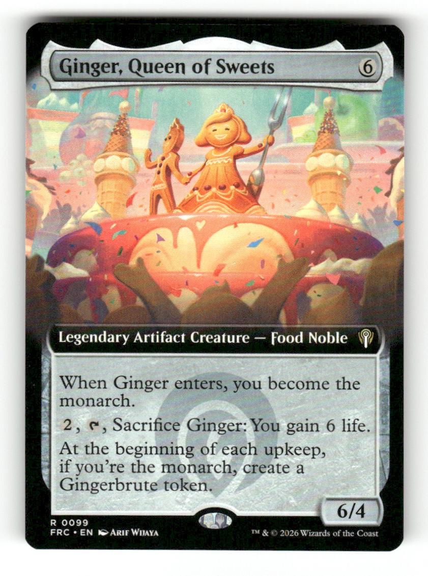 Ginger, Queen of Sweets (Extended Art)