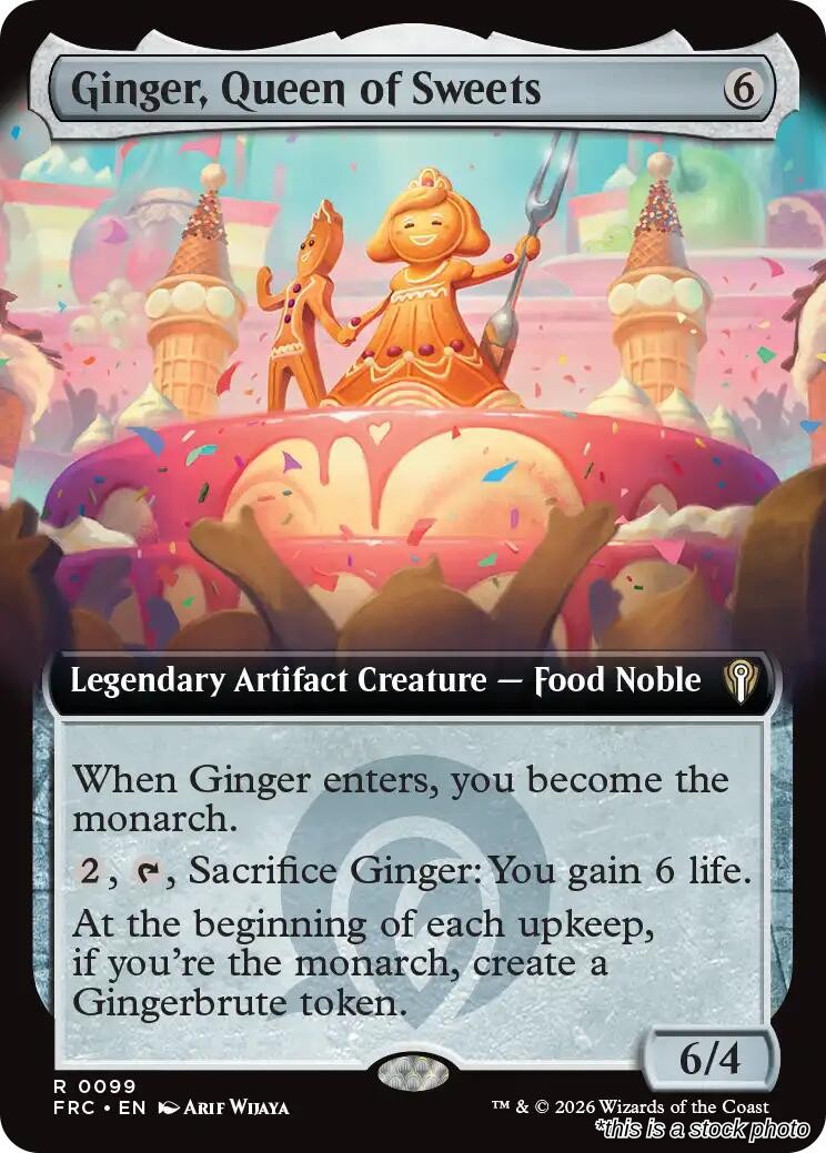 Ginger, Queen of Sweets (Extended Art)
